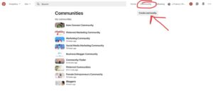 How to create Pinterest Communities