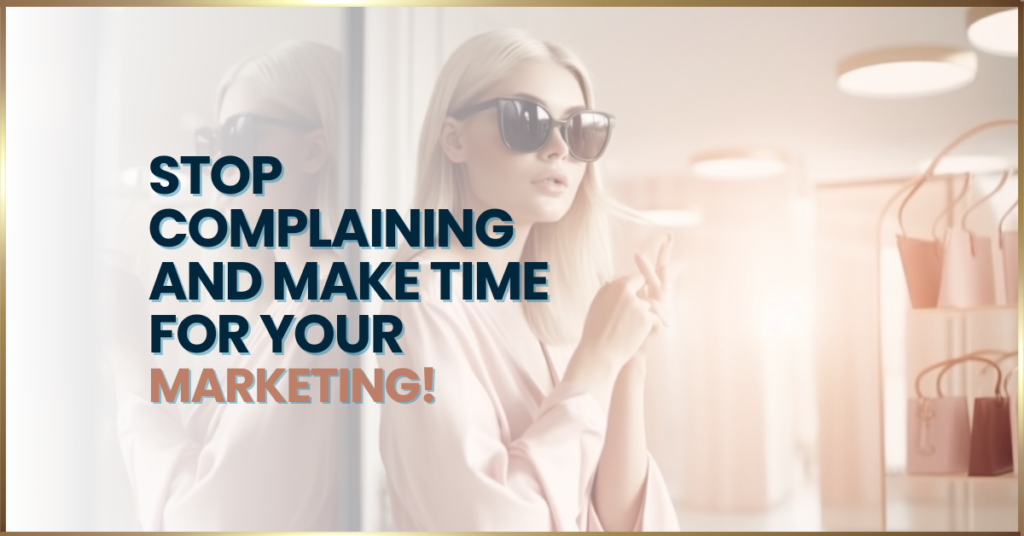 Make time for your marketing