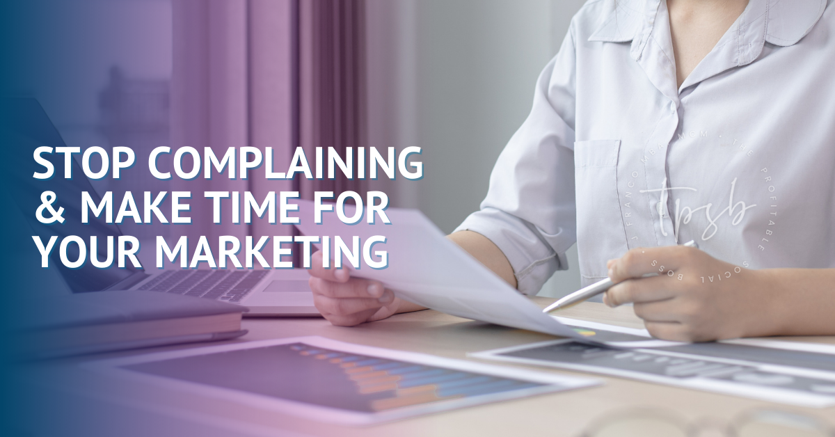 Marketing Why You Need To Make Time For It!